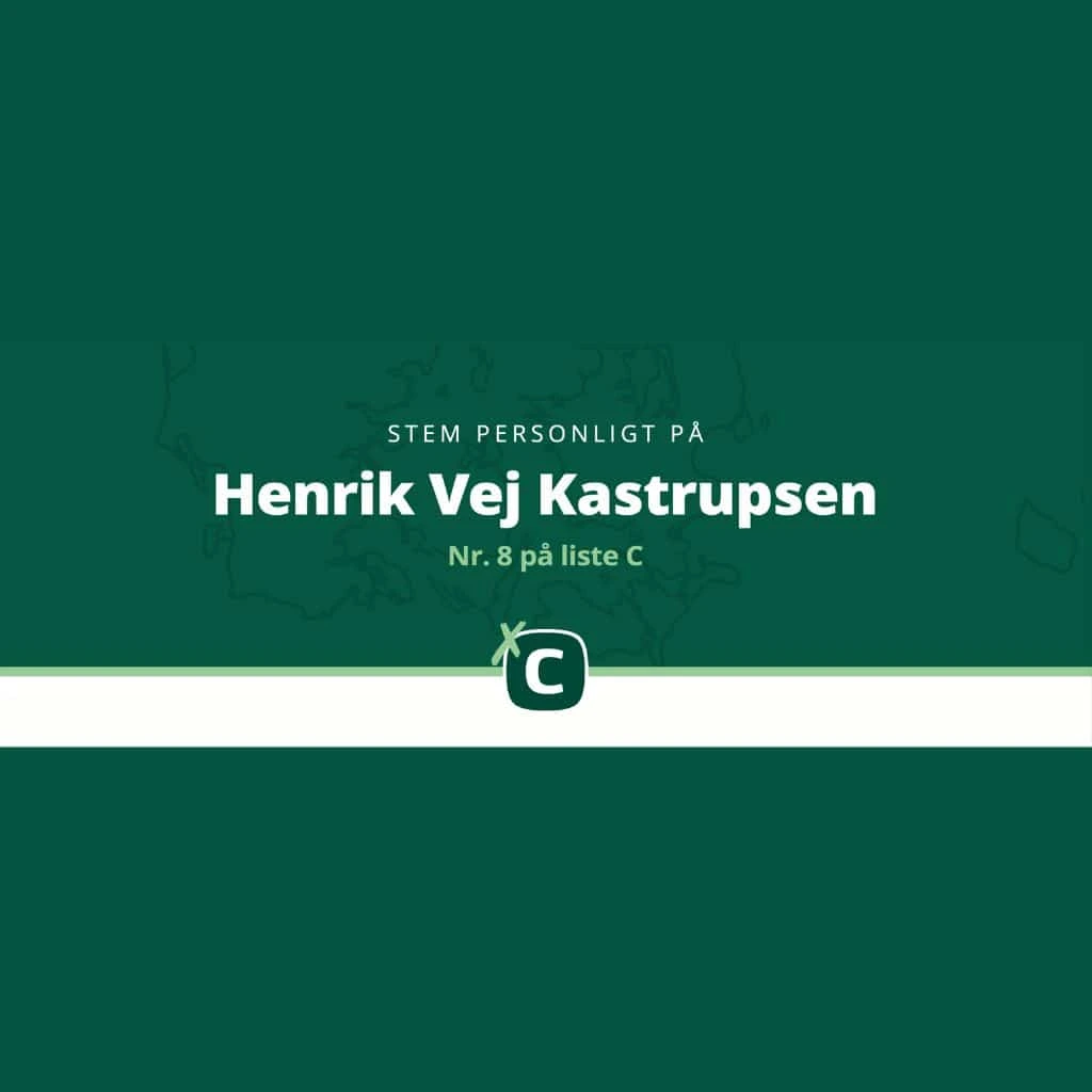 Branding af Henrik Vej Kastrupsen til kommunalvalg