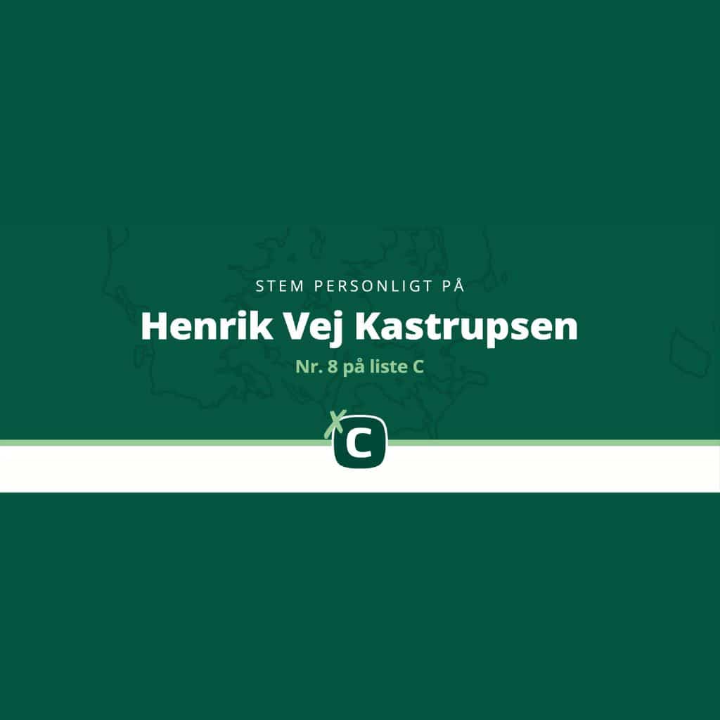 Digital strategi til valgkampagne for Henrik Vej Kastrupsen